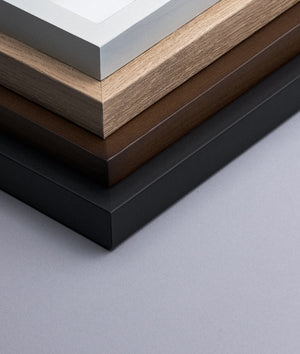 Premium Poster mit Holzrahmen