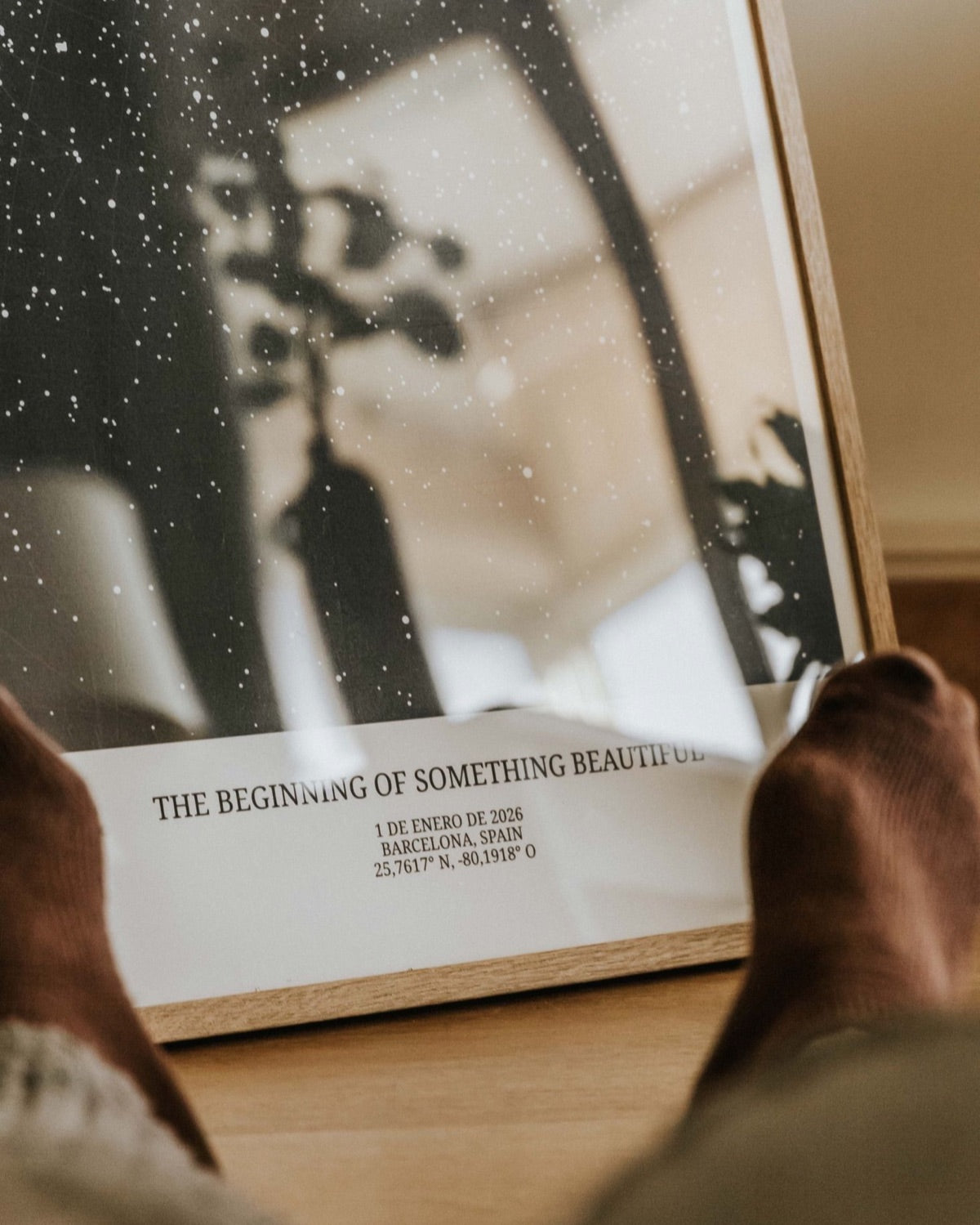 Premium Poster mit Holzrahmen